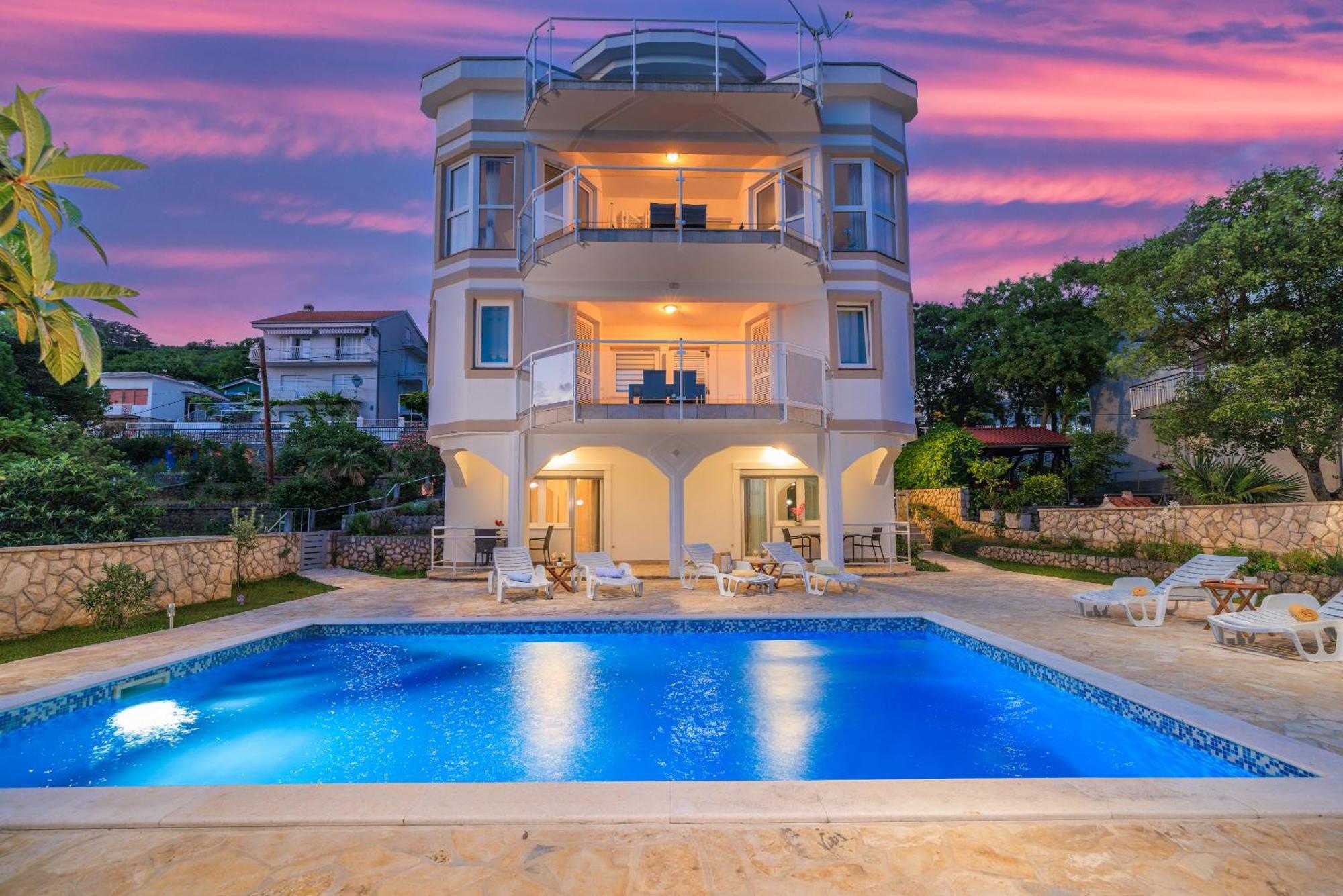 Bella Adria Apartmani Dramalj Luaran gambar